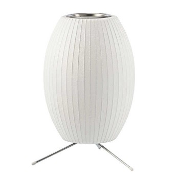 This Modernica Cigar Bubble Lamp comes with a handy stand for functionality