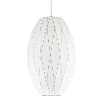 Modernica CRISS-CROSS-CIGAR-LAMP George Nelson Criss-Cross Cigar Bubble Pendant