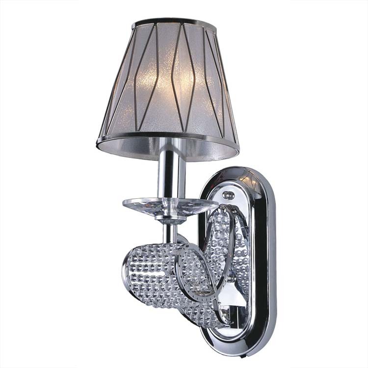 Bromi Design B7001 Douglas 1 Light Wall Sconce Chrome