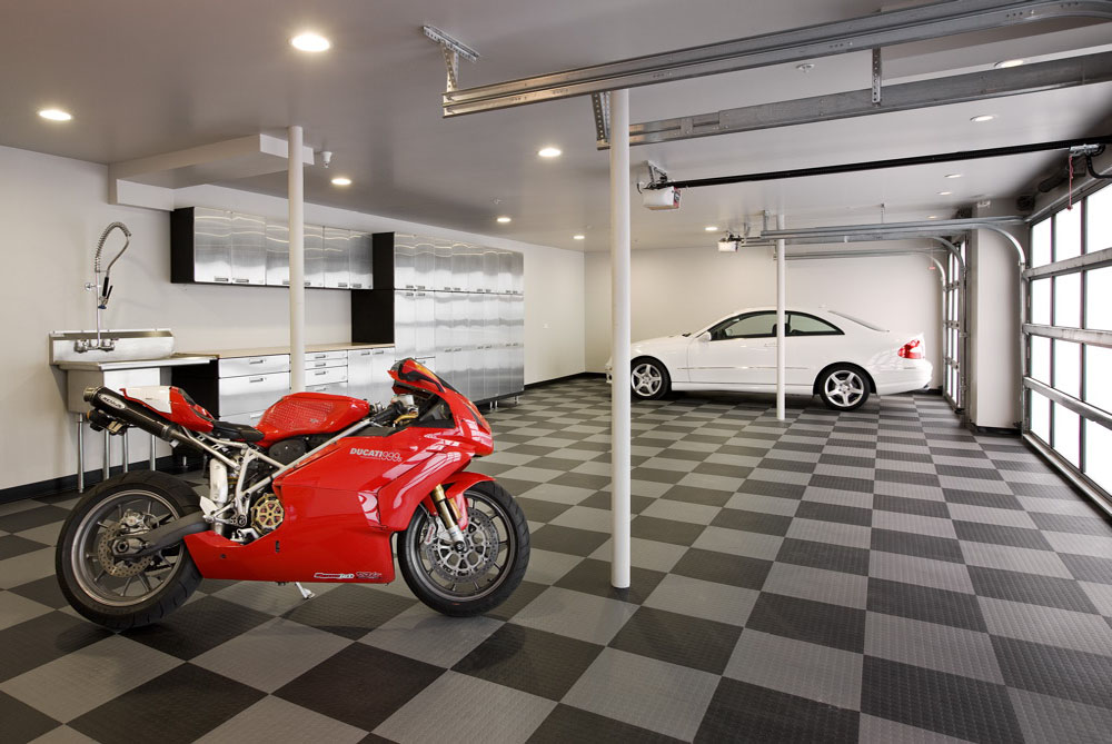 Showroom or Workroom? Your garage lighting should reflect your goals for the space.  photo credit: homelightning.co