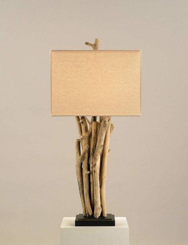 Wood Table Lamp By: Currey & Company