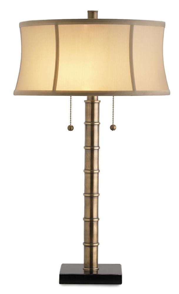 Antidote Brass Table Lamp By: Currey & Company